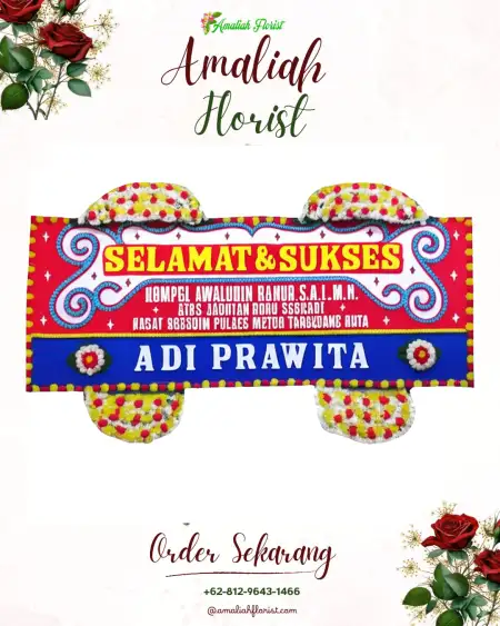 Papan Bunga Ucapan Selamat Binus Anggrek